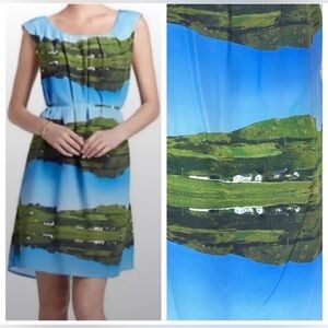 Anthropologie "Cuillin Dress" Scotland Isle of Skye by Meadow Rue- Size 6